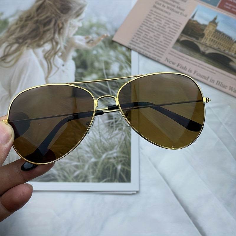 Unisex Retro Mirrored Aviator Sunglasses - Montero Milan