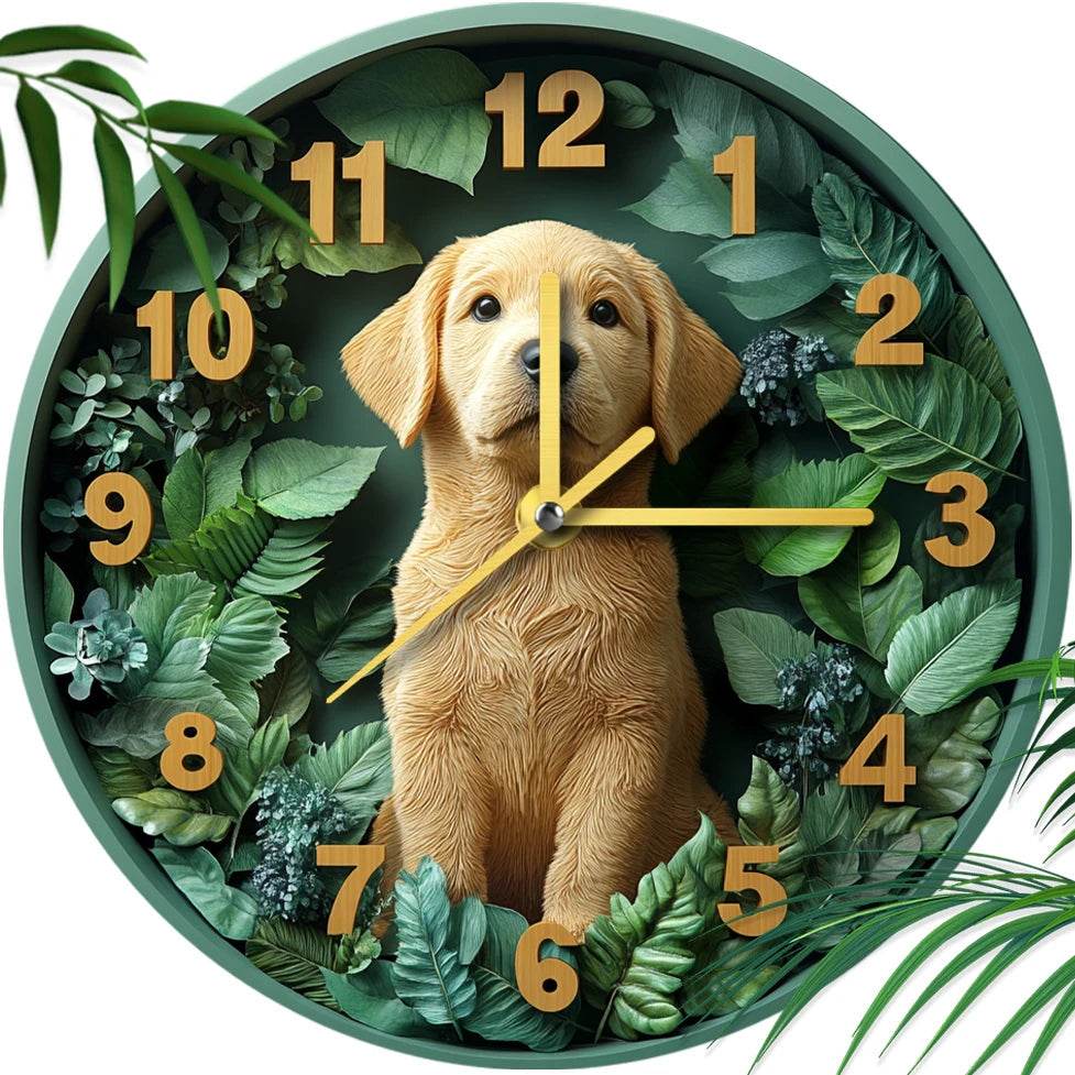 Labrador Retriever Silent Wall Clock - Montero Milan