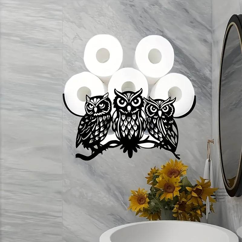 Owl Toilet Paper Holder Rack - Montero Milan