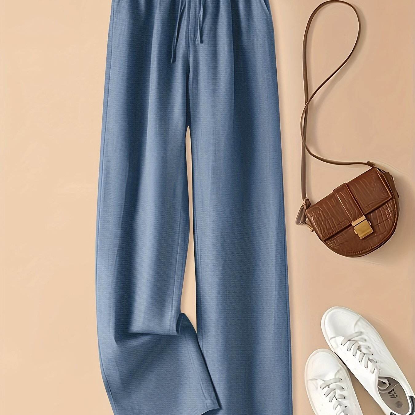 Retro High-Waist Wide-Leg Pants - Montero Milan