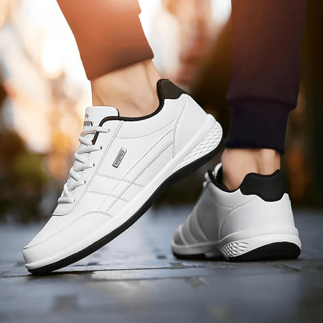 VeroLift™ Waterproof Leather Sneakers - Montero Milan