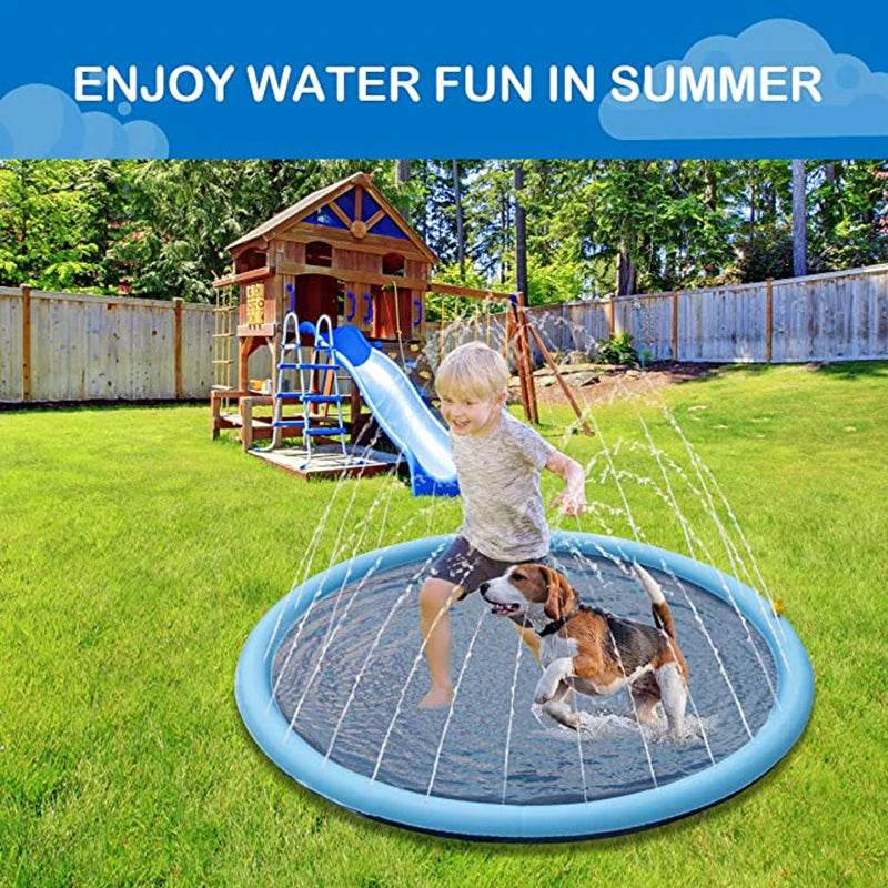 SplashPaw™ Fun Zone - The Splash Pad Makes Your Pup and Kids Happy! - Montero Milan