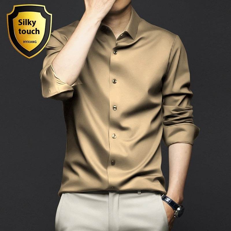 Silky Touch Long-Sleeve Shirt - Montero Milan