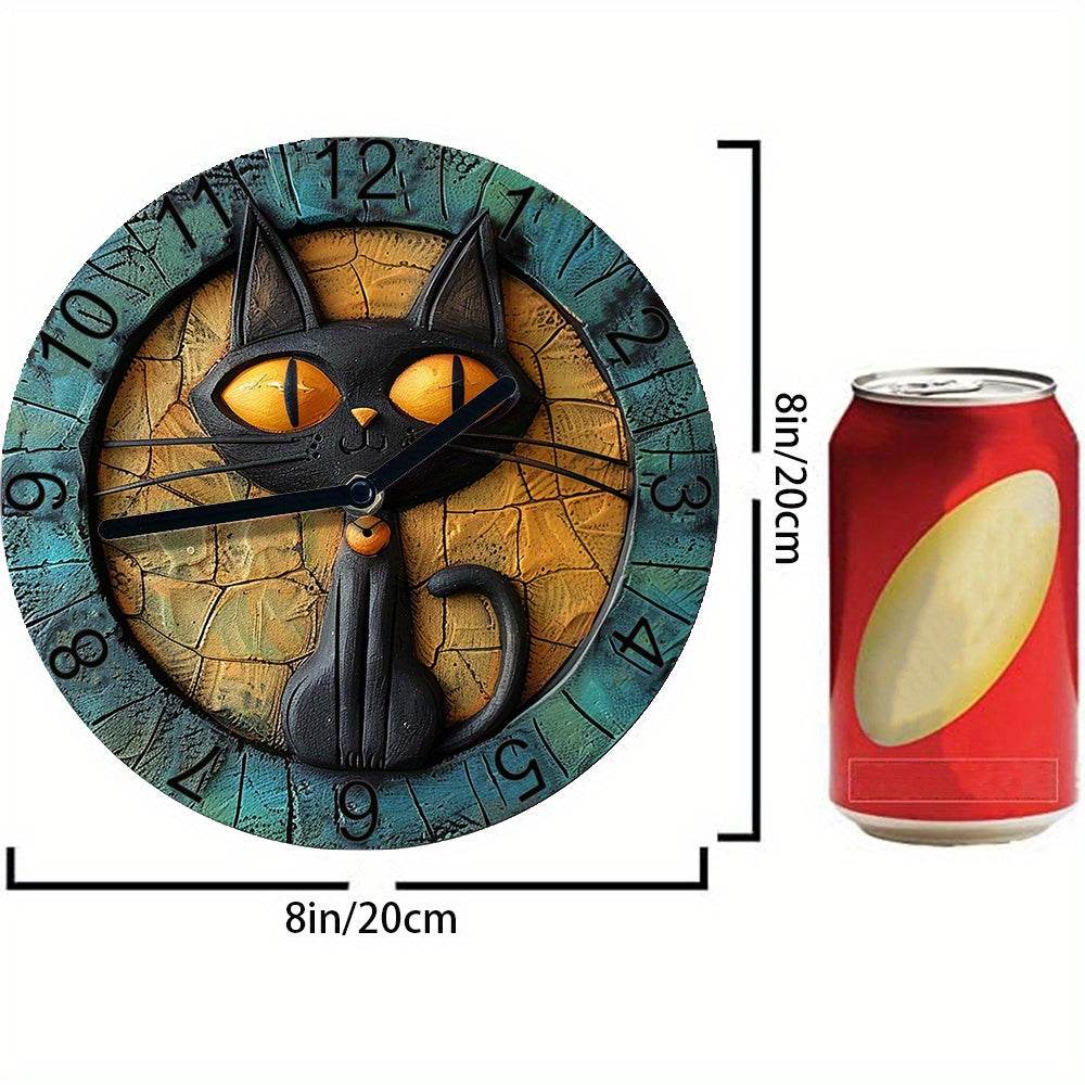 Cute Cat Silent Wall Clock - Montero Milan