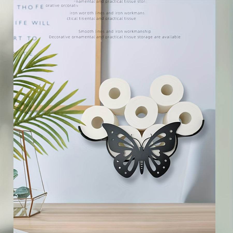 Butterfly Toilet Paper Holder Rack - Montero Milan