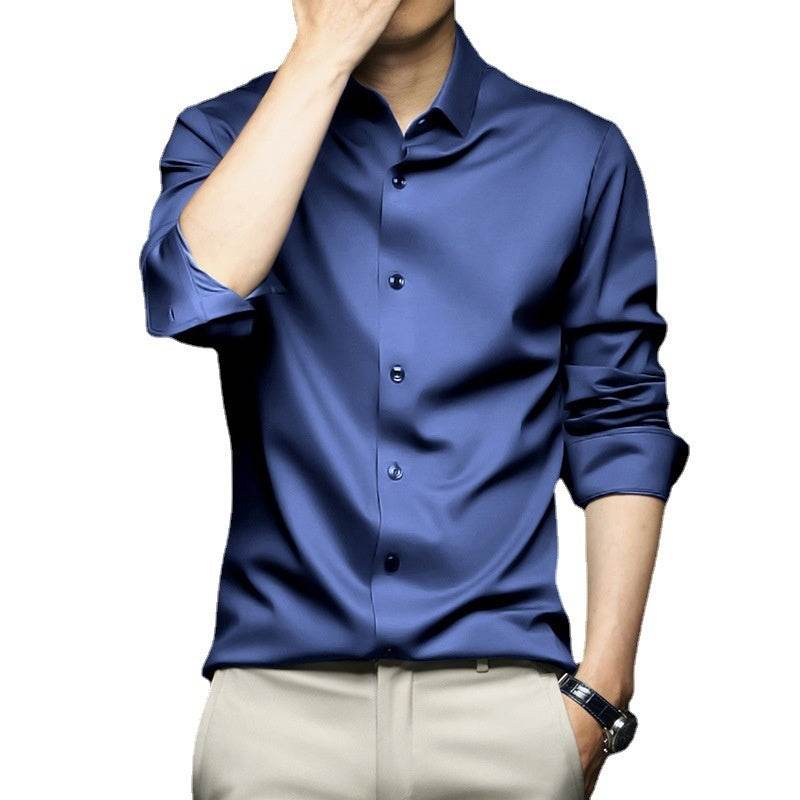 Silky Touch Long-Sleeve Shirt - Montero Milan