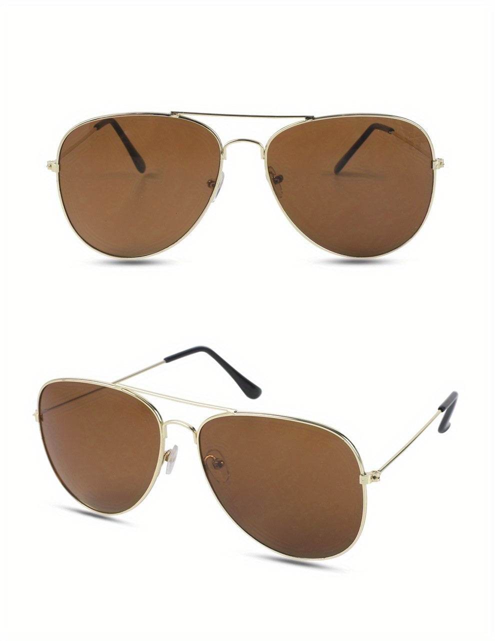 Unisex Retro Mirrored Aviator Sunglasses - Montero Milan