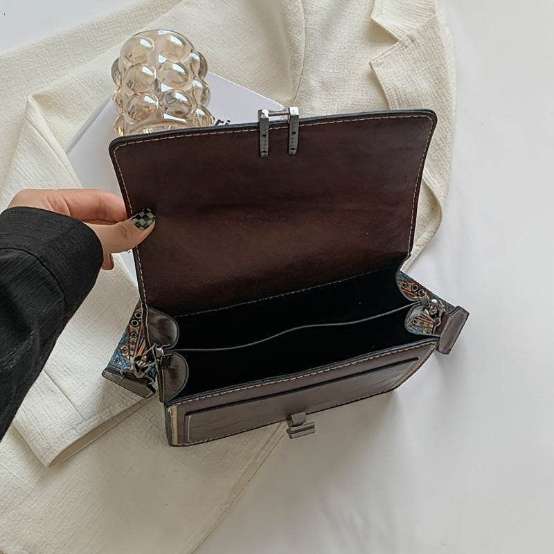 Retro Flap Mini Shoulder Bag - Montero Milan