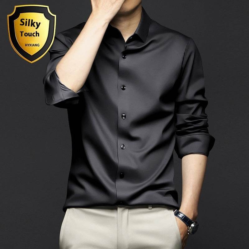 Silky Touch Long-Sleeve Shirt - Montero Milan