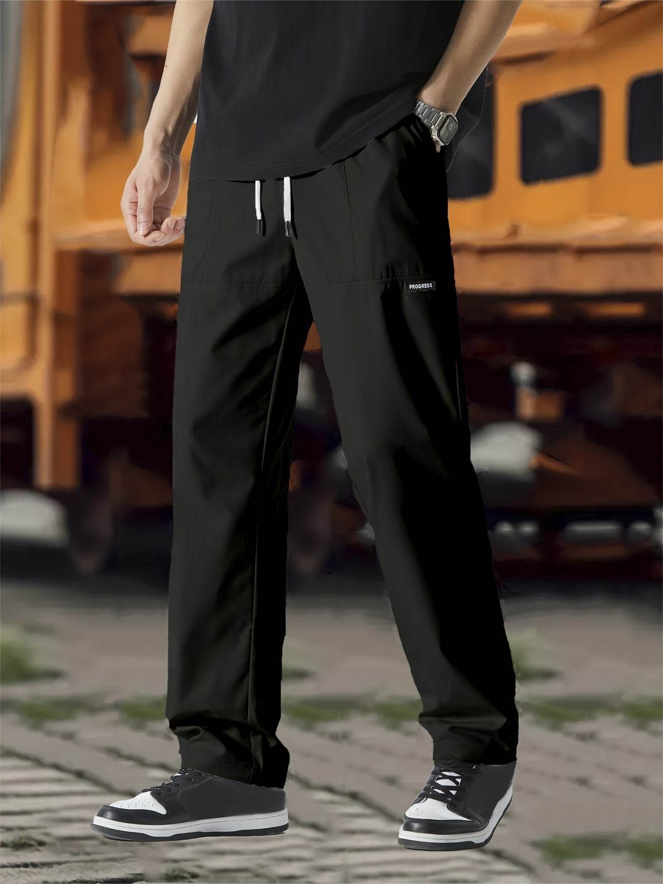 Straight-Leg Drawstring Joggers - Montero Milan