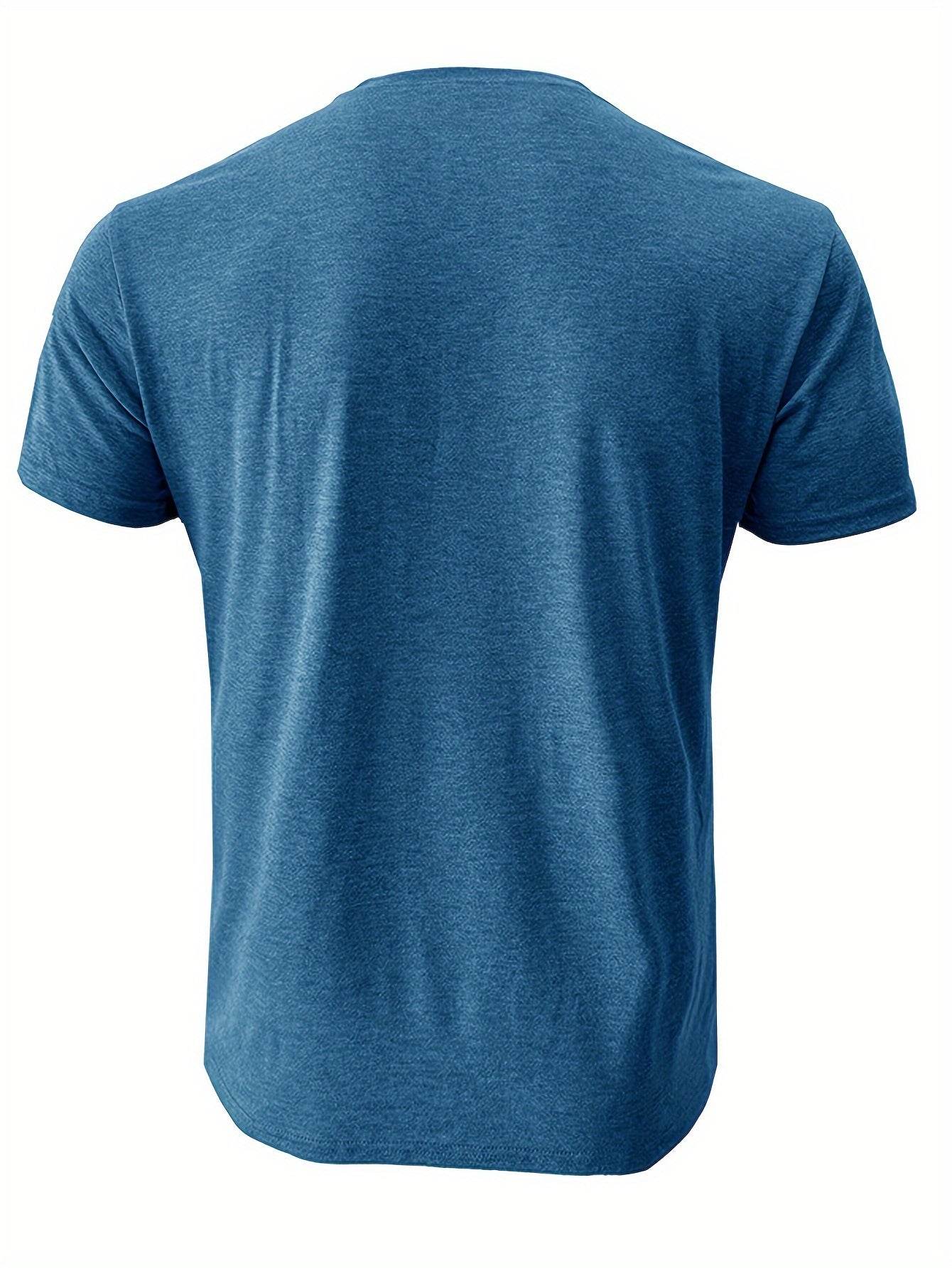 Men's Classic Cotton Blend Henley Tee - Montero Milan