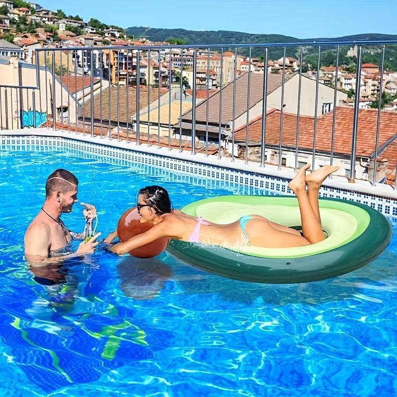 Avocado Pool Float with Removable Pit - Montero Milan