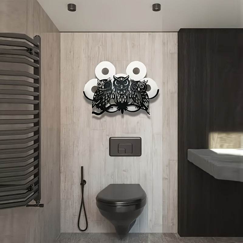 Owl Toilet Paper Holder Rack - Montero Milan