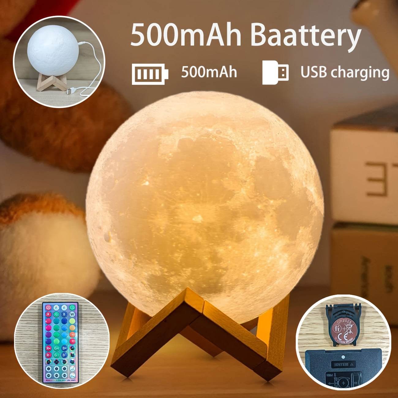 Lunar Glow Color-Changing Lamp - Montero Milan