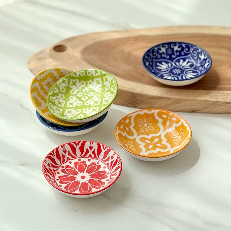 Bohemian Ceramic Seasoning Plates / Bowls Set - Montero Milan