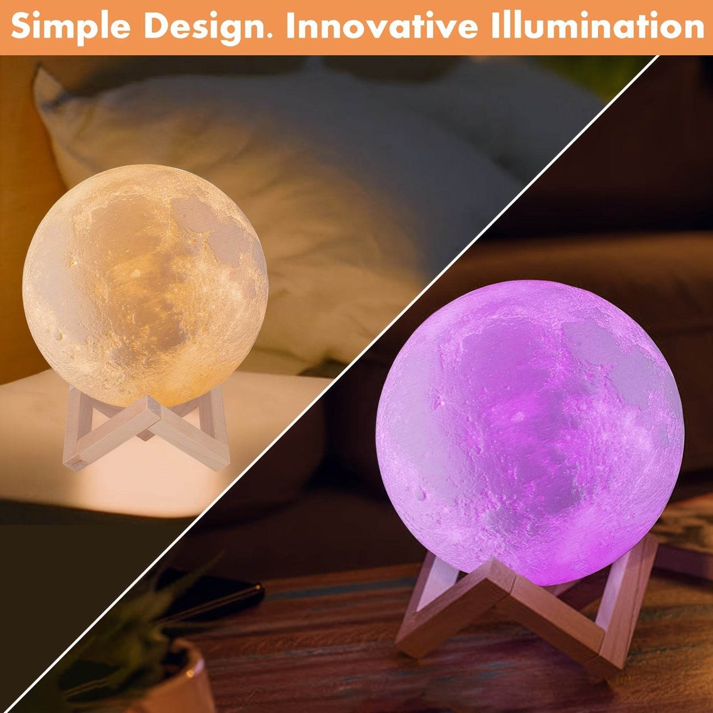 Lunar Glow Color-Changing Lamp - Montero Milan