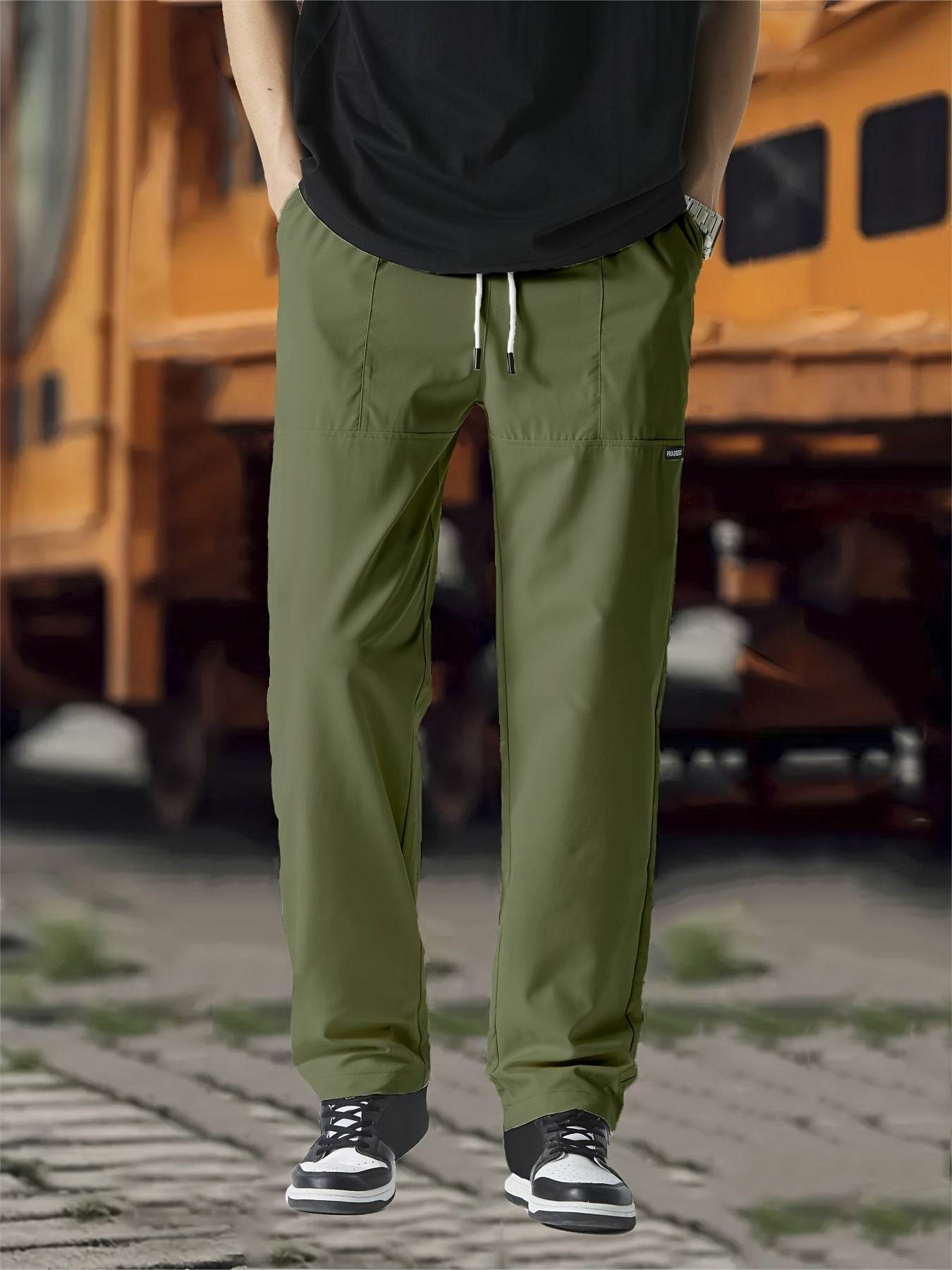 Straight-Leg Drawstring Joggers - Montero Milan