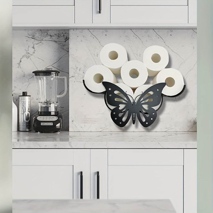 Butterfly Toilet Paper Holder Rack - Montero Milan