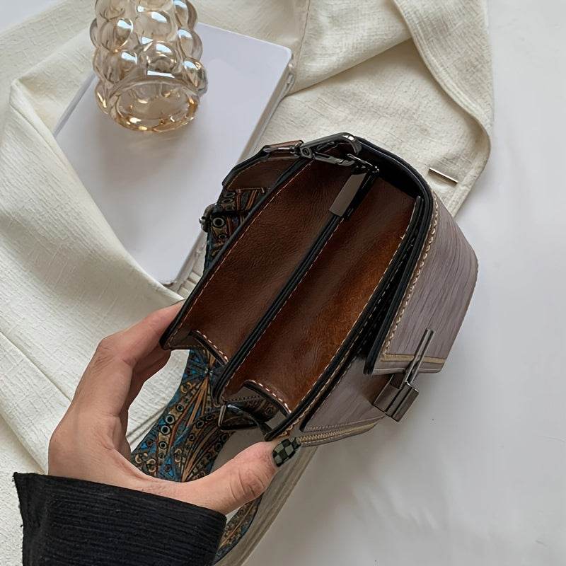 Retro Flap Mini Shoulder Bag - Montero Milan