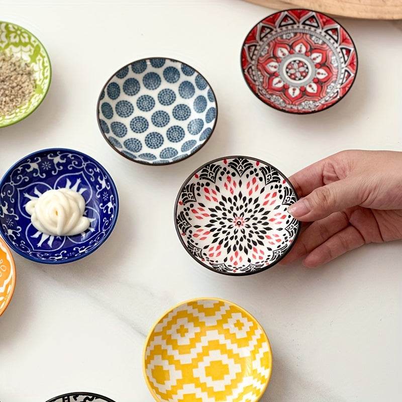 Bohemian Ceramic Seasoning Plates / Bowls Set - Montero Milan