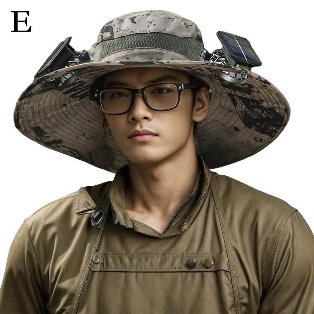 Wide Brim Solar Fan Hat - Montero Milan