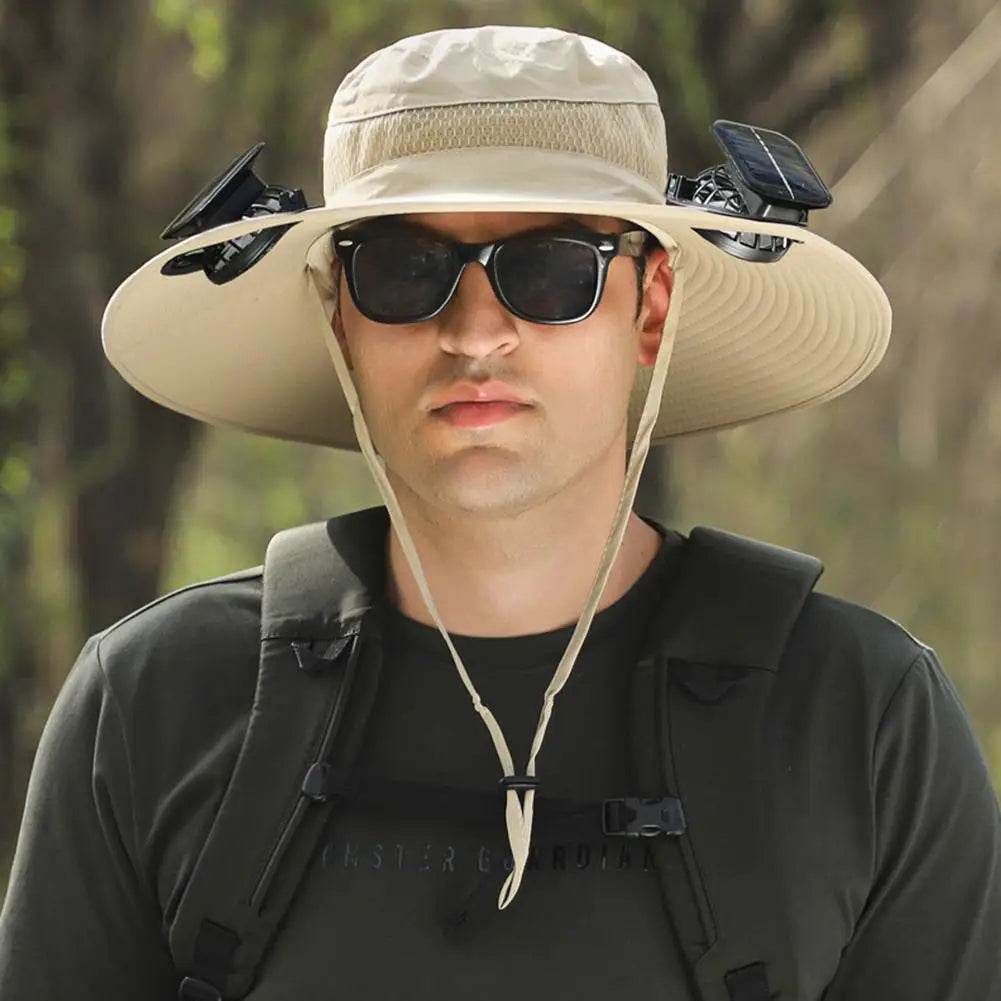 Wide Brim Solar Fan Hat - Montero Milan