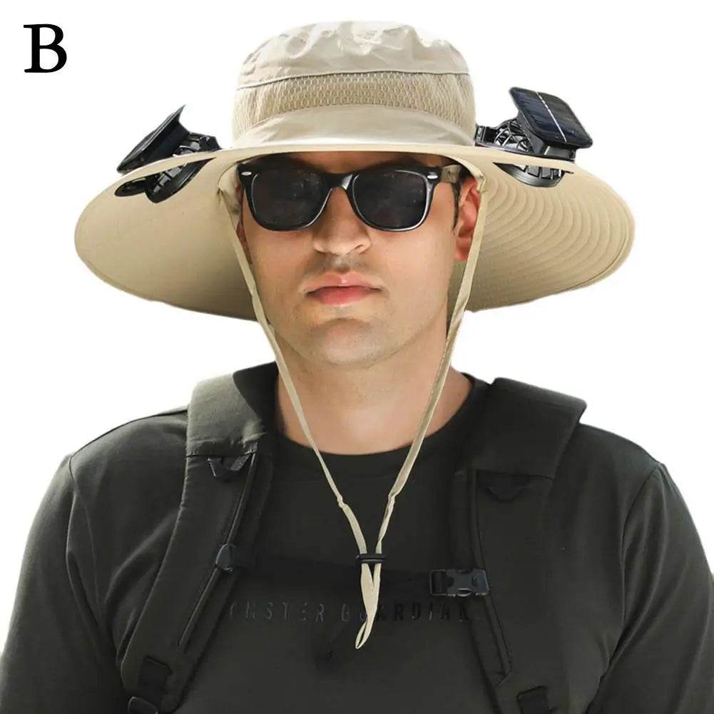 Wide Brim Solar Fan Hat - Montero Milan