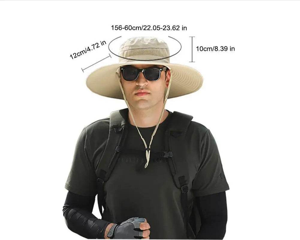 Wide Brim Solar Fan Hat - Montero Milan