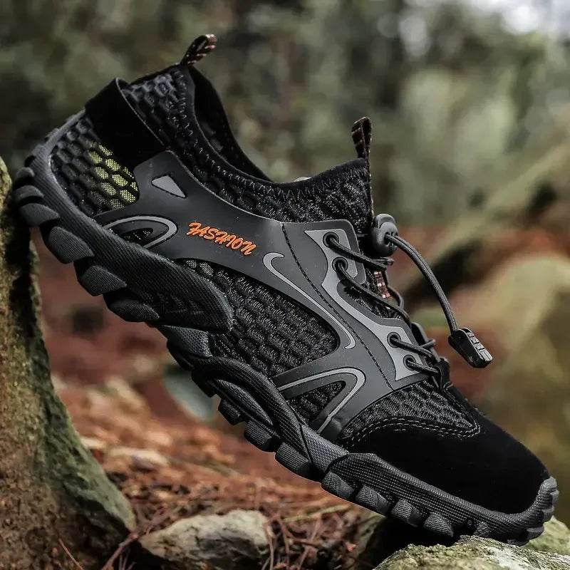 Trail-Grip Breathable Hiking Sneakers - Montero Milan