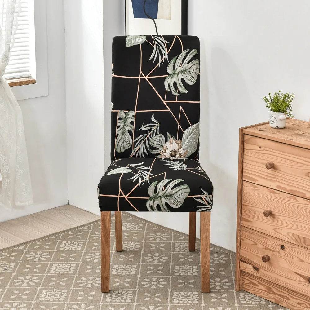 Sovana Home Stretch Chair Covers – Designer Print Edition - Montero Milan