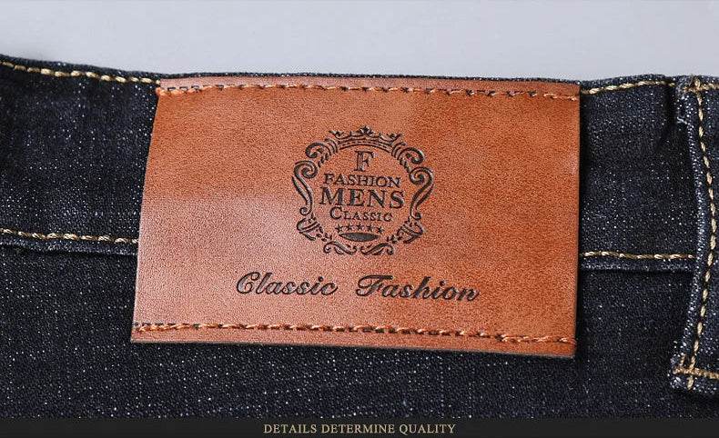 Classic Straight-Leg Stretch Jeans - Montero Milan