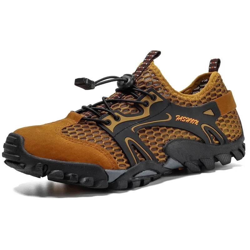 Trail-Grip Breathable Hiking Sneakers - Montero Milan