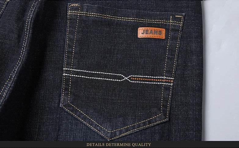 Classic Straight-Leg Stretch Jeans - Montero Milan
