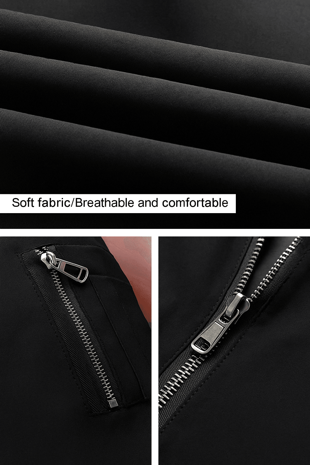 Slim Fit Zip Bomber Jacket - Montero Milan