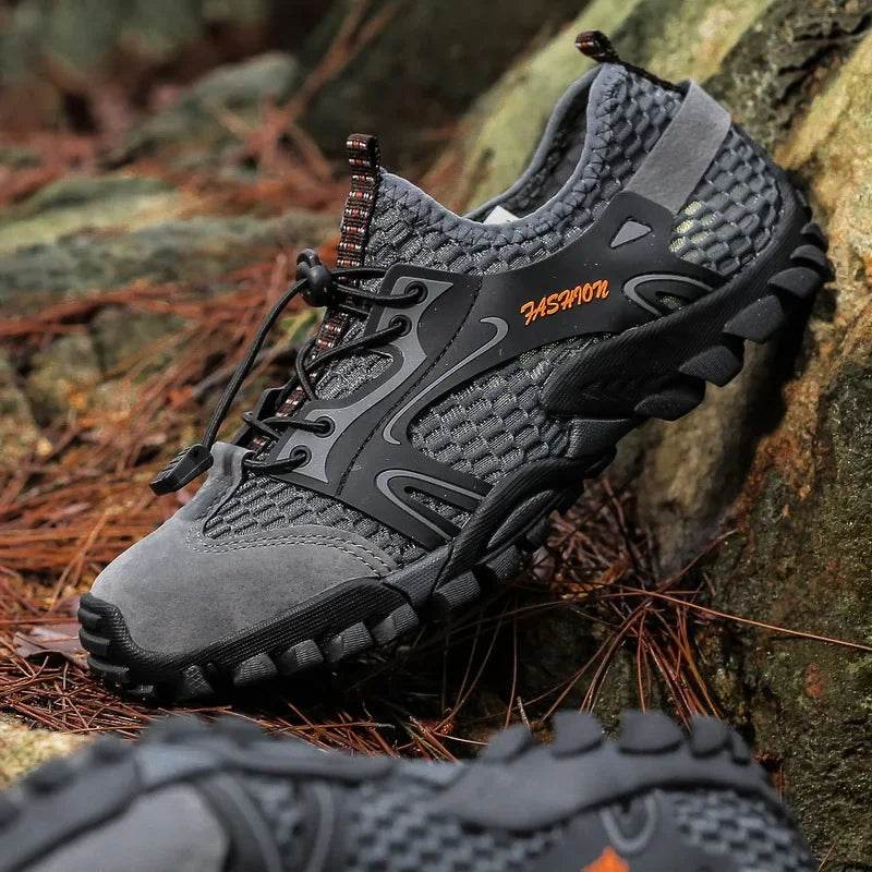 Trail-Grip Breathable Hiking Sneakers - Montero Milan