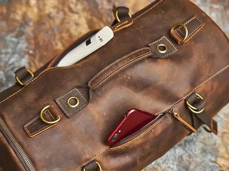 ForgeTrail™ Vintage Genuine Leather Backpack - Montero Milan