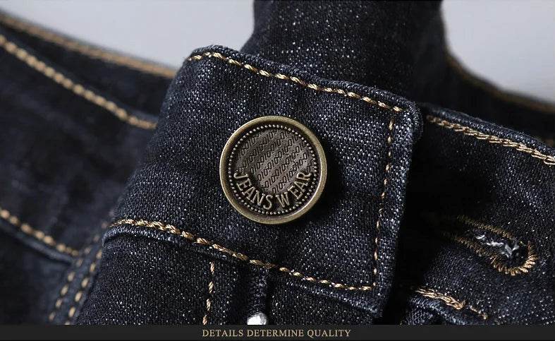 Classic Straight-Leg Stretch Jeans - Montero Milan