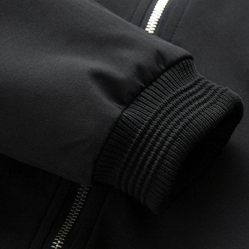 Slim Fit Zip Bomber Jacket - Montero Milan