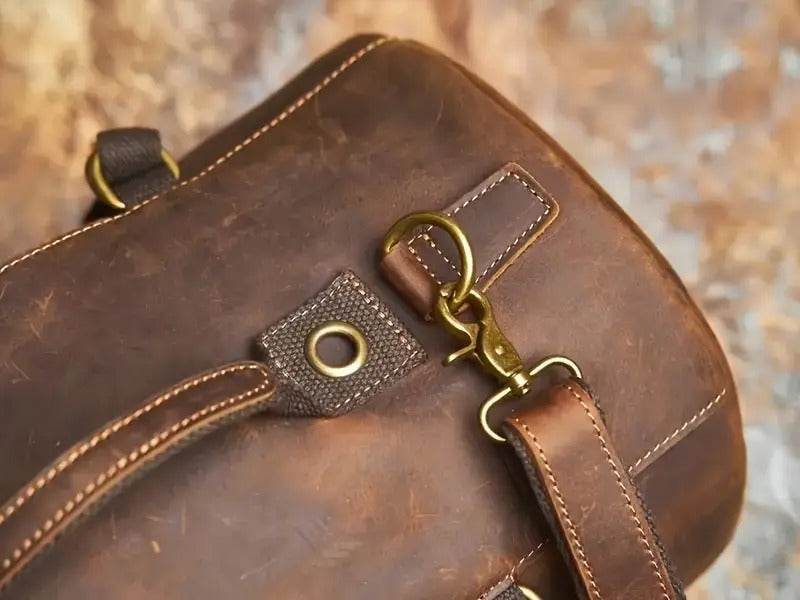 ForgeTrail™ Vintage Genuine Leather Backpack - Montero Milan