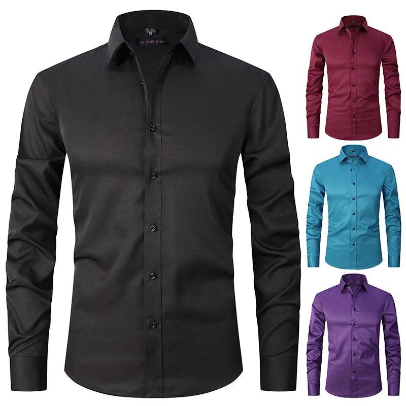 Smart Cotton-Blend Dress Shirt - Montero Milan