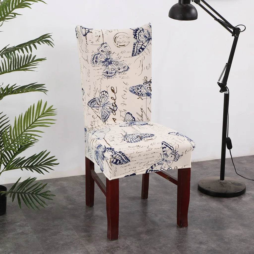 Sovana Home Stretch Chair Covers – Designer Print Edition - Montero Milan