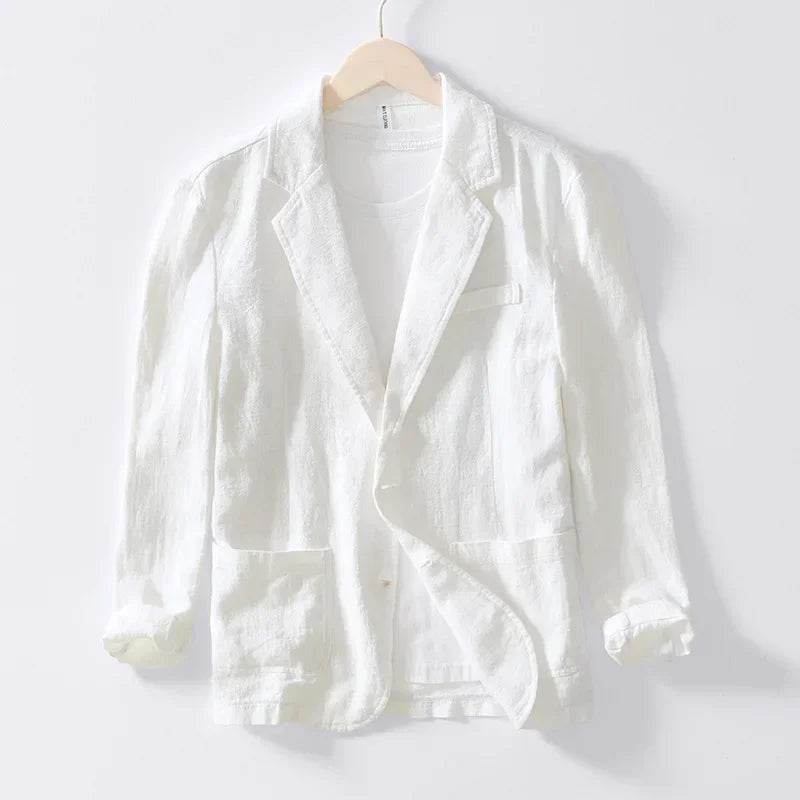 Breevoro™ Men’s Linen Safari Blazer - Montero Milan