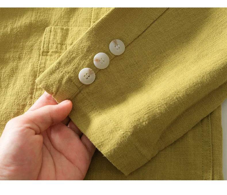 Breevoro™ Men’s Linen Safari Blazer - Montero Milan