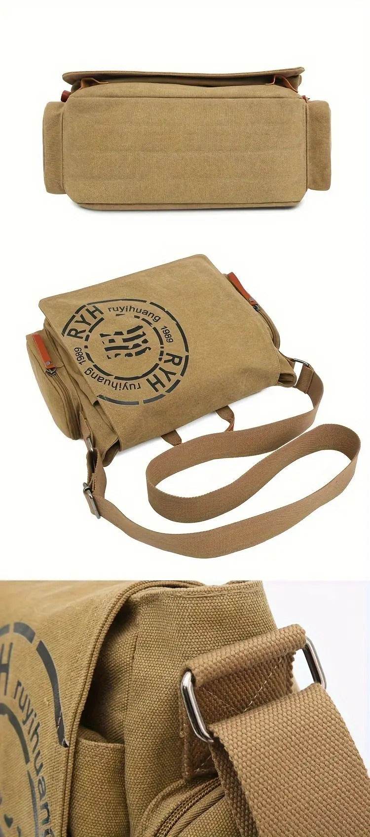 Montero Milan Canvas Messenger Bag - Montero Milan