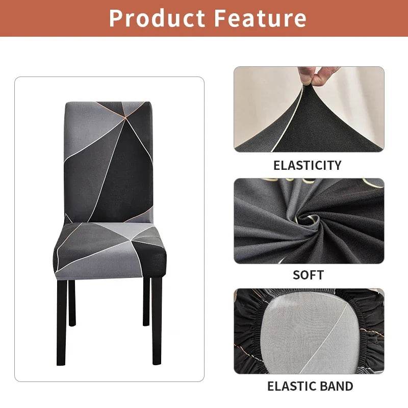 Sovana Home Stretch Chair Covers – Designer Print Edition - Montero Milan