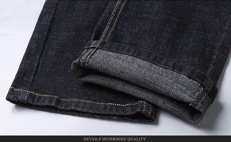 Classic Straight-Leg Stretch Jeans - Montero Milan