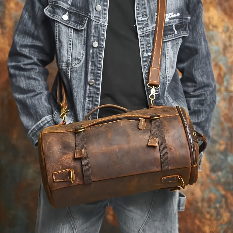 ForgeTrail leather backpack demo video