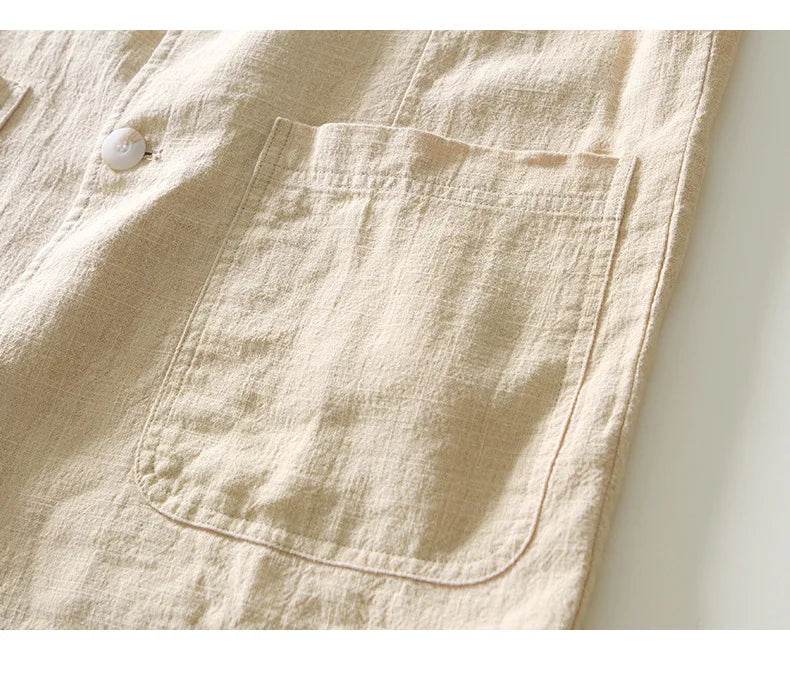 Breevoro™ Men’s Linen Safari Blazer - Montero Milan