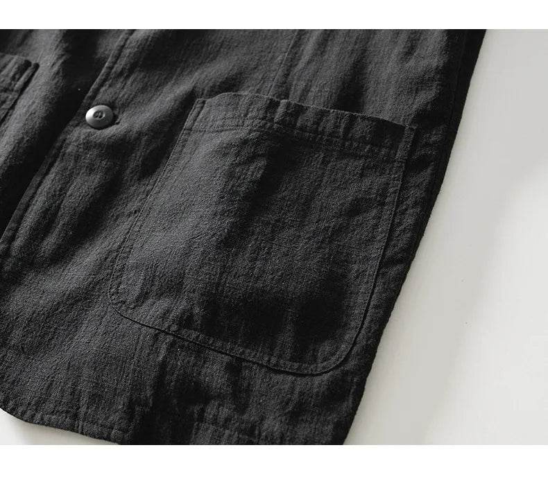 Breevoro™ Men’s Linen Safari Blazer - Montero Milan