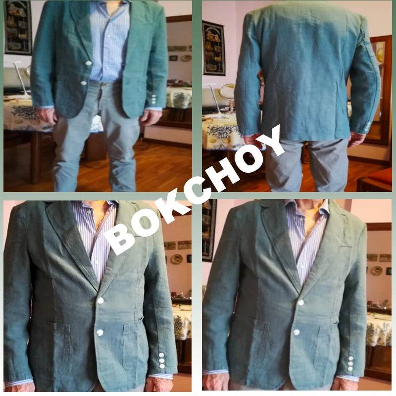 Breevoro™ Men’s Linen Safari Blazer - Montero Milan